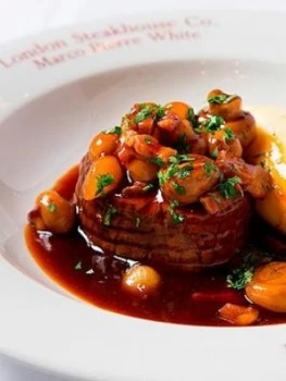 Image of Virgin Experience Days Three Course Dining Experience With Sides And Cocktail For Two At Marco Pierre White'S London Steakhouse Co, Bishopsgate, Women