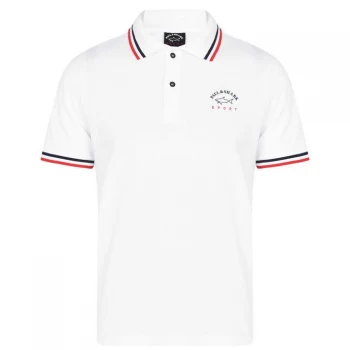 Image of Paul And Shark Sport Paul & Shark Sport Tip Polo - White 010
