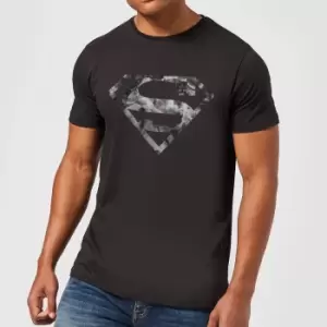 Image of DC Originals Marble Superman Logo Mens T-Shirt - Black - XS