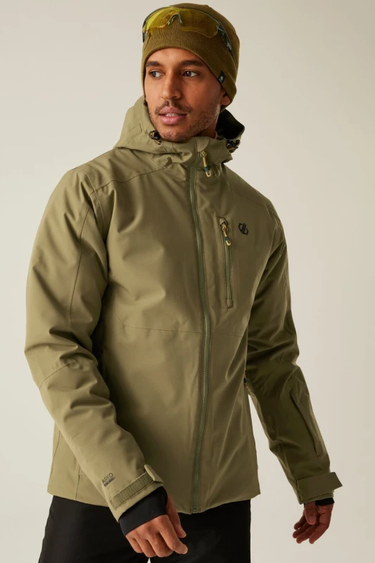 Image of Dare 2b Dare 2b Men Eagle Waterproof Breathable Insulated Skiing Jacket in Green Size: 2X-large Green XXL Male 5063516185512