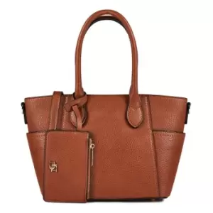 Image of Dune London Dinky Dellenia Tote Bag - Brown