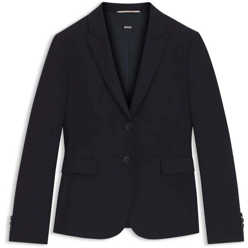 Image of Boss Womens Juleah Blazer Dark Blue female 4 (XXS)