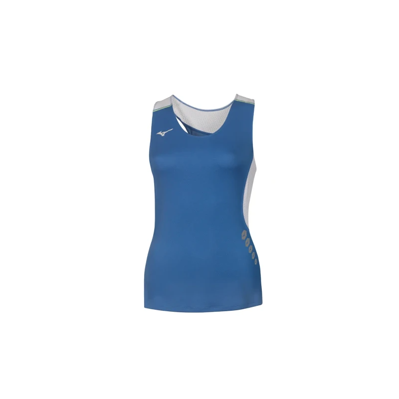 Image of Premium sleeveless womens T-Shirt Mizuno JPN Bleu Female S