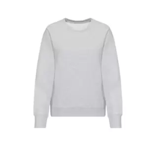 Image of Awdis Womens/Ladies Heather Sweatshirt (S) (Heather Grey)