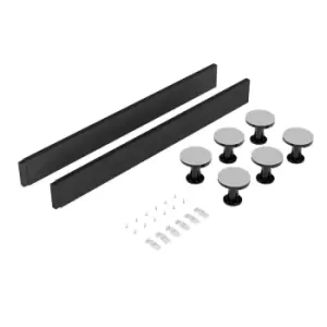 Image of Hudson Reed Leg Set Suitable For 700-900 Square & Rectangular Trays - Slate Grey