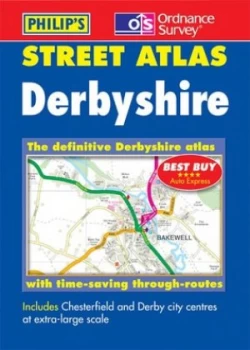 Image of Philips Street Atlas Derbyshire Book