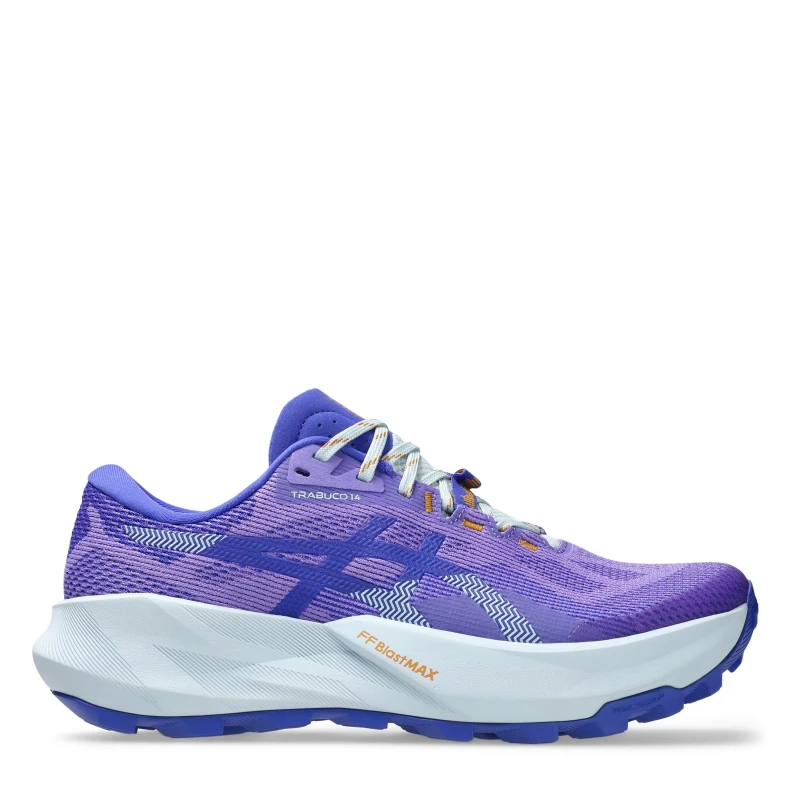 Image of Asics ASICS Trabuco 14 Womens Trail Running Shoes Amethyst/Cobalt female 4 (37)