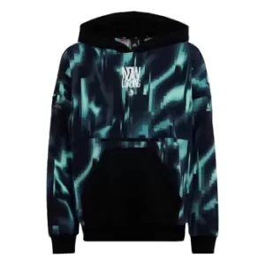 Image of adidas ARKD3 Loose Fit Hoodie Kids - Easy Green / Dark Blue / Black