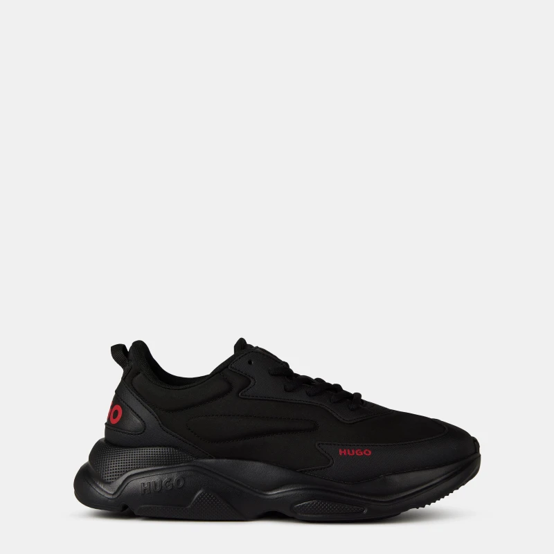 Image of Hugo Leon Running Trainers - Black 9