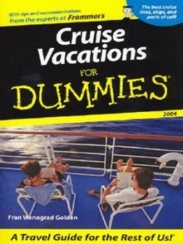Image of Cruise Vacations for Dummies 2004 by Fran Wenograd Golden Paperback