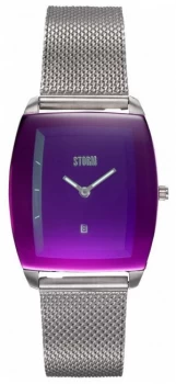 Image of STORM Mini Zaire Lazer Purple Steel Mesh Bracelet Purple Watch