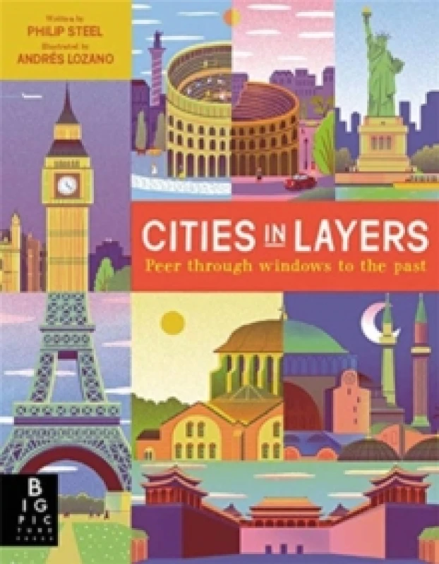 Image of Philip Steele Cities in Layers Book Multi unisex