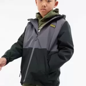 Image of Barbour International Boys' Lowland Showerproof Jacket - Black - 14-15 Years