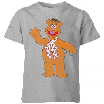 Image of Disney Muppets Fozzie Bear Classic Kids T-Shirt - Grey - 11-12 Years