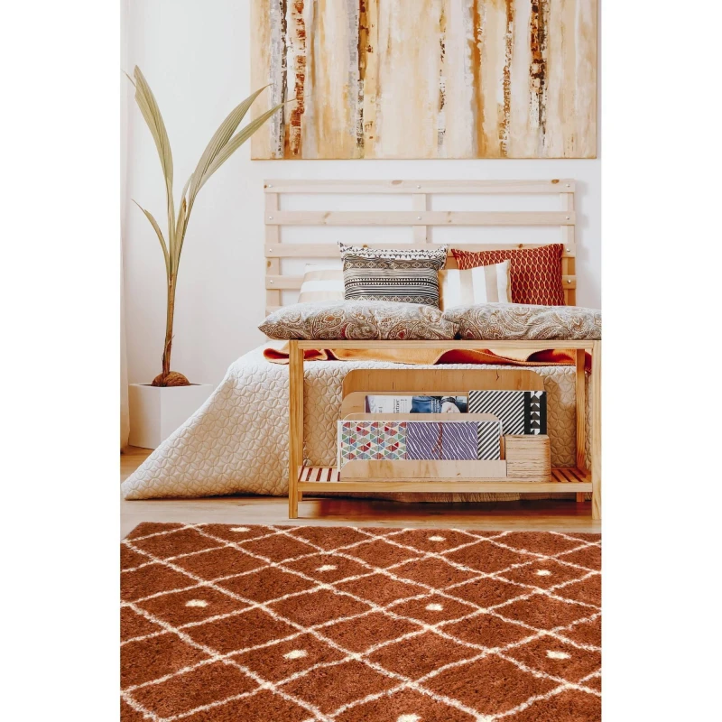Image of Homemaker Snuggly Bubbles Rug Terracotta Terracotta unisex 160x230cm