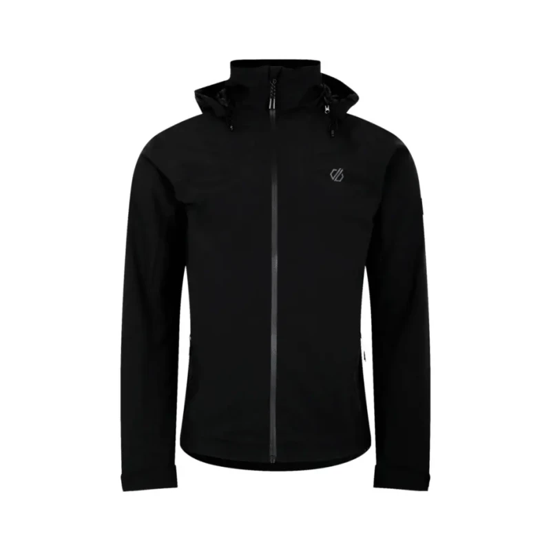 Image of Dare 2b 'Switch Out II' Waterproof Jacket Jet Black