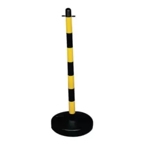Image of Slingsby Post Yellow/Black Freestanding Circular Plastic Base