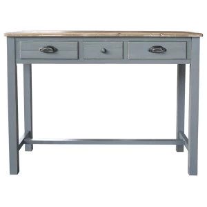 Image of Charles Bentley Reclaimed Firwood Handmade Console Table with Drawers - Natural