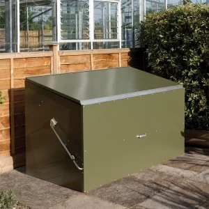 Image of Rowlinson Stainless Steel Secure Store - Olive Green