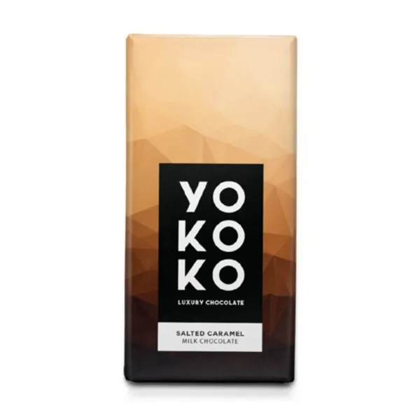 Image of Yokoko Yokoko Chocolate Bar Salted Caramel Milk Chocolate (Bar 100g) - 0401366 0401366