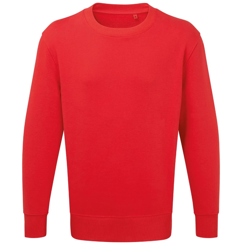 Image of Anthem Mens Plain Sweatshirt in Red Size: XS Red Male XS