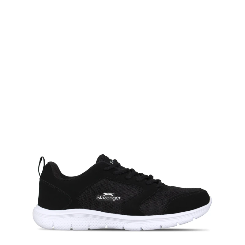 Image of Slazenger Force Mesh Womens Trainers - Black 4