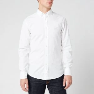 Image of Hugo Boss Mabsoot 1 Oxford Shirt White Size XL Men