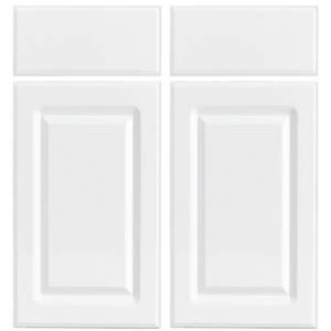 Image of IT Kitchens Chilton Gloss White Style Corner base drawer line door W925mm Set of 2