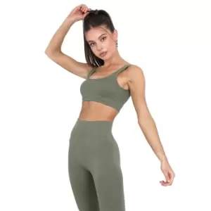Image of Hoxton Haus Womens/Ladies Bralette (L-XL) (Khaki)