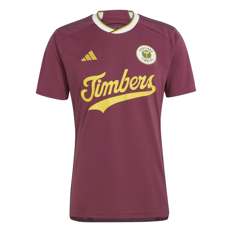Image of adidas Portland Timbers Third Shirt 2024 2025 Adults - Red Red S