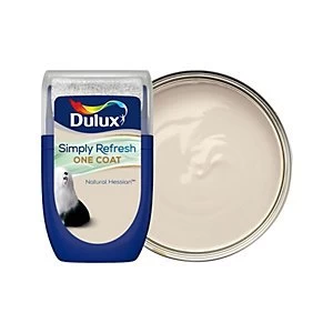Image of Dulux Simply Refresh One Coat Natural Hessian Matt Emulsion Paint 30ml