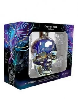 Image of Crystal Head Aurora Gift Set With 4 Shot Glasses