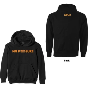 Image of Logic - No Pressure Gradient Unisex Medium Hoodie - Black