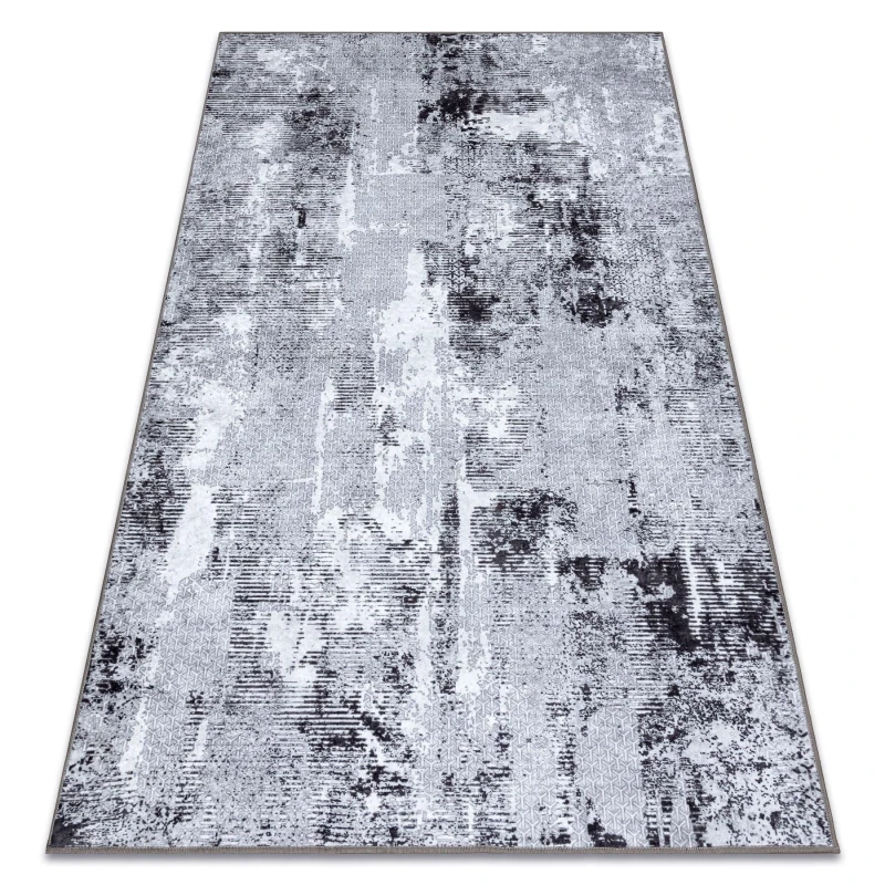 Image of RugsX Miro 51924.812 Washing Carpet Abstraction Anti Slip - Light Grey 200X290 Cm