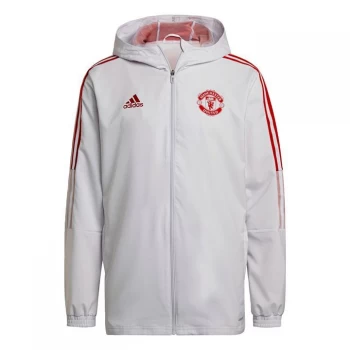 Image of adidas Manchester United Presentation Jacket 2021 2022 Mens - Dash Grey