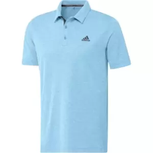 Image of adidas Heather Polo Shirt Mens - Blue
