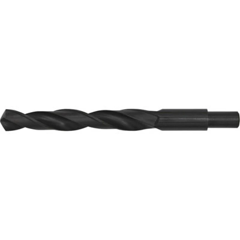 Image of Loops 16.5 x 180mm HSS Roll Forged Blacksmith Drill Bit - Reduced Shank - 130mm Flute Black