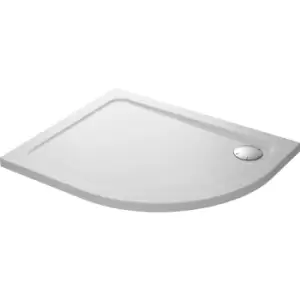 Image of Mira Flight Low Offset Quadrant Shower Tray 1000 x 800mm LH in White Acrylic Stone Resin