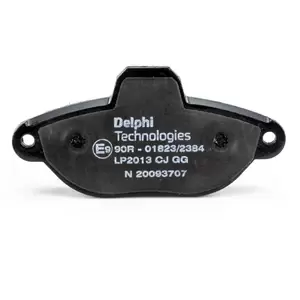 Image of DELPHI Brake pad set FORD,FIAT LP2013 0000077368201,6001073453,77364635 77365306,77365337,77365816,1559698,1669578,1675620,9S512K021BA,9S512K021BB