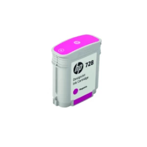 Image of HP 728 Magenta DesignJet Ink Cartridge 40ml