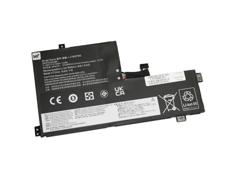 Image of BTI BTI 5B10S73396 compatible 42Wh 3-cell battery for Lenovo CHROMEBOOK 100E 300E 500E 5B10S73396-BTI