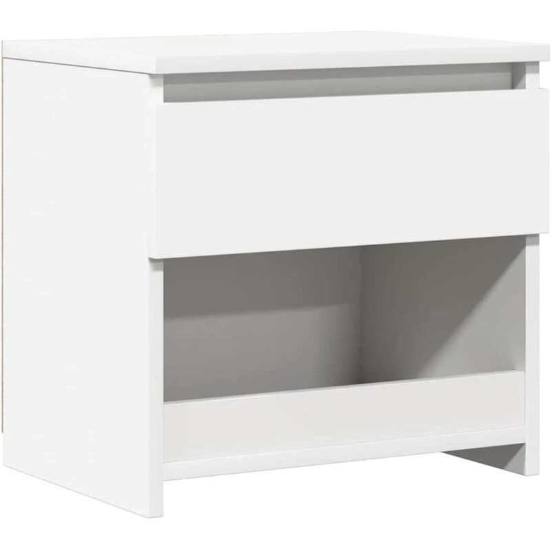 Image of VIDAXL Bedside Cabinet White 40x30x39cm Engineered Wood Vidaxl 8720286352892