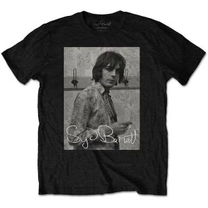 Image of Syd Barrett - Smoking Mens Medium T-Shirt - Black