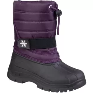 Image of Cotswold Girls Icicle Durable Lightweight Winter Snow Boots UK Size 1 (EU 33)