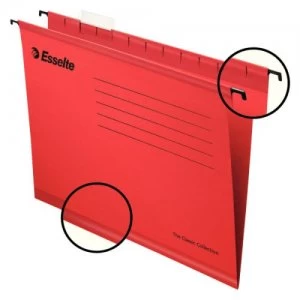 Image of Esselte Classic Suspension File A4 Red PK25