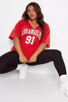 Image of 'Los Angeles' Slogan Varsity Top