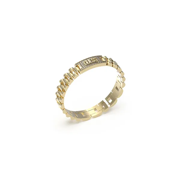 Image of Mens Empire Gold Crystal Bracelet UMB03200YG