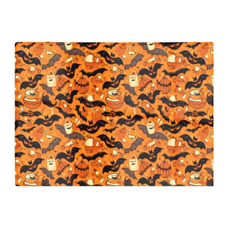 Image of Warren Reed Designer Candy Filled Treat Bags And Bats Glass Chopping Board