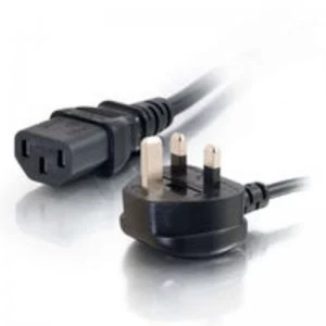 Image of C2G, 10m 16 AWG Universal Power Cord (IEC320C13 to BS 1363)