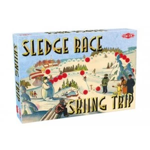 Image of Nostalgy Game: Sledge Race/Skiing Trip Board Game